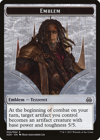 Tezzeret the Schemer Emblem [Aether Revolt Tokens]