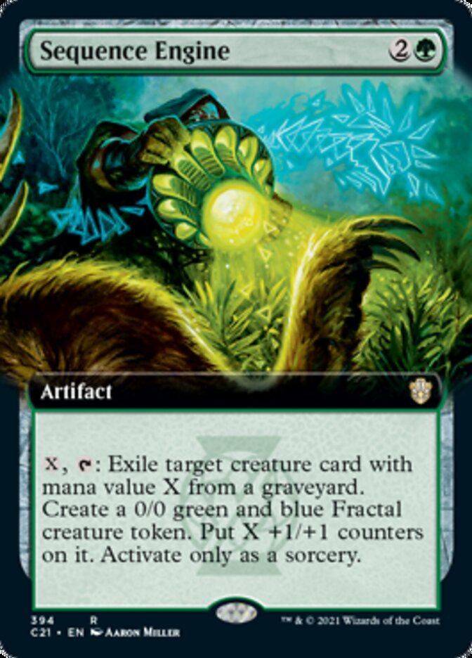 Sequence Engine (Extended Art) [Commander 2021]