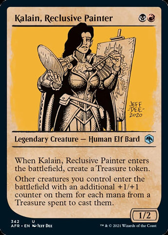 Kalain, Reclusive Painter (Showcase) [Dungeons & Dragons: Adventures in the Forgotten Realms]