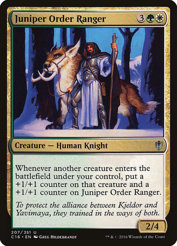 Juniper Order Ranger [Commander 2016]