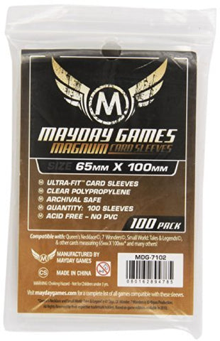 Mayday Games - 7 Wonders Card Sleeves (65 x 100 mm)