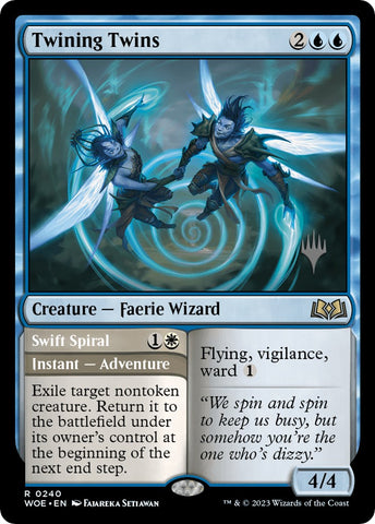 Twining Twins // Swift Spiral (Promo Pack) [Wilds of Eldraine Promos]