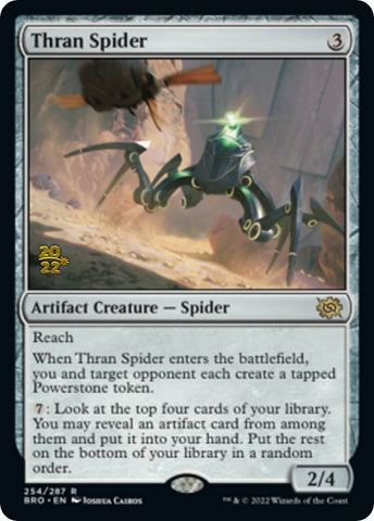 Thran Spider [The Brothers' War Prerelease Promos]