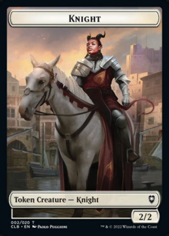 Knight Token [Commander Legends: Battle for Baldur's Gate Tokens]