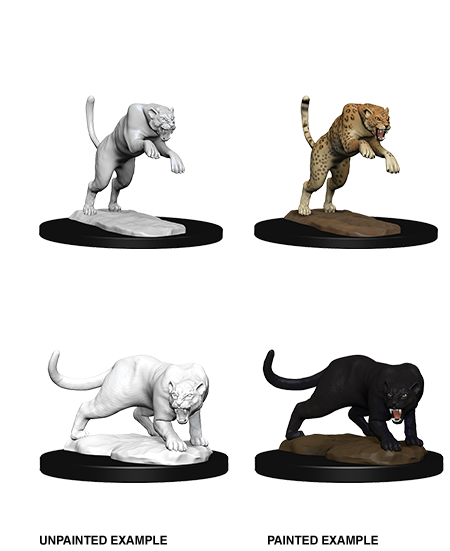 D&D Nolzur's Marvelous Miniatures: Panther & Leopard