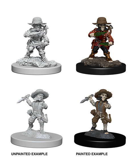 Pathfinder Battles Deep Cuts: Male Halfling Rogue