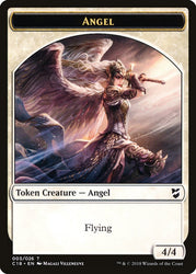 Zombie // Angel Double-Sided Token [Commander 2018 Tokens]