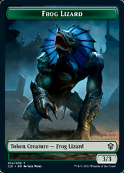 Frog Lizard // Elephant Double-Sided Token [Commander 2021 Tokens]