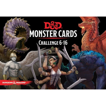 D&D Spellcards: Monster Deck 6-16
