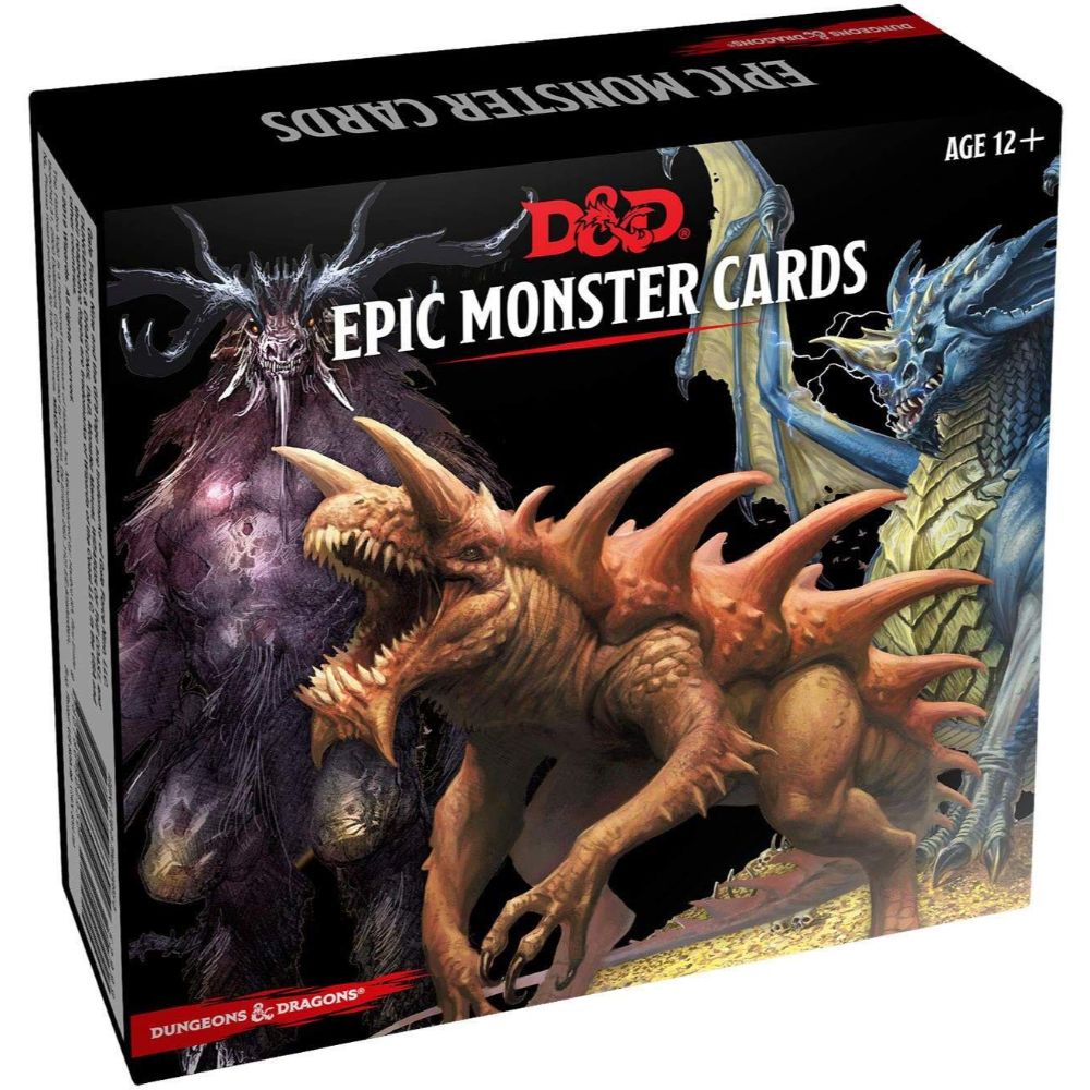 D&D Spellbook Monster Cards: Epic Monsters