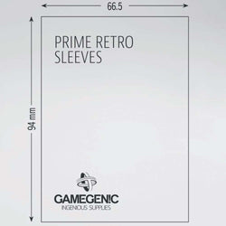 Gamegenic PRIME Retro Sleeves (Fantasy Flight Grey)