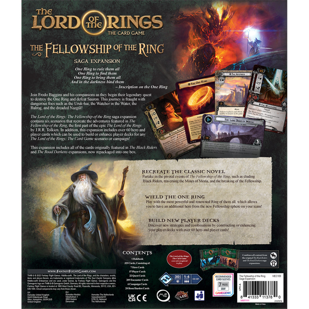 Lord of the Rings LCG: Fellowship of the Ring Saga Expansion