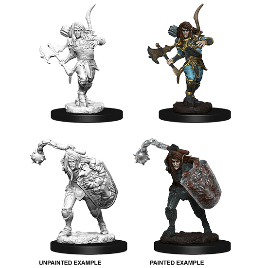 Pathfinder Deep Cuts Unpainted Miniatures: Male Elf Fighter