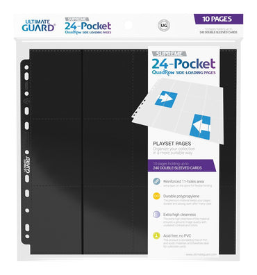 24-Pocket QuadRow Pages Side-Loading Black (10)