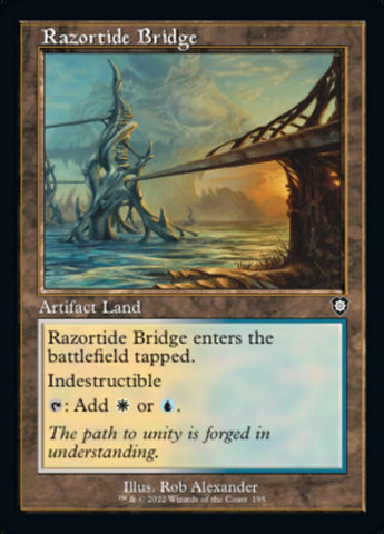 Razortide Bridge (Retro) [The Brothers' War Commander]