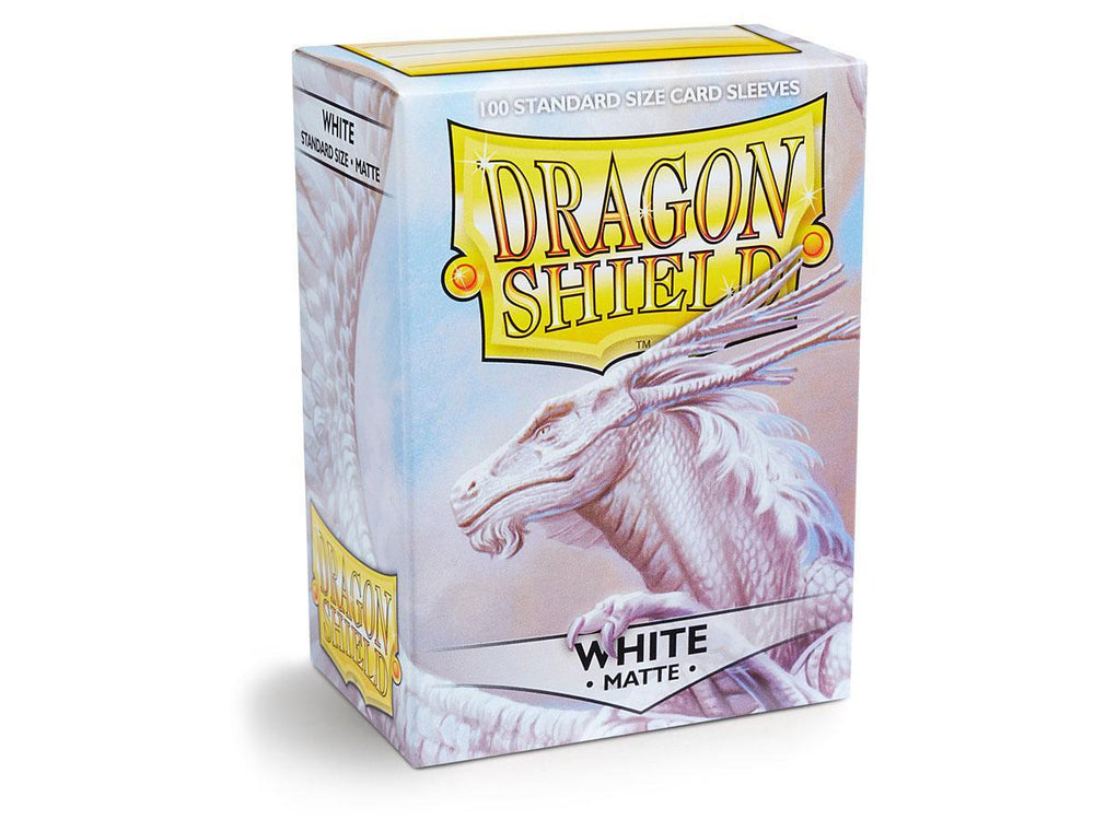 Dragon Shield Matte Sleeve - White  100ct