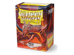 Dragon Shield Matte Sleeve - Red  100ct