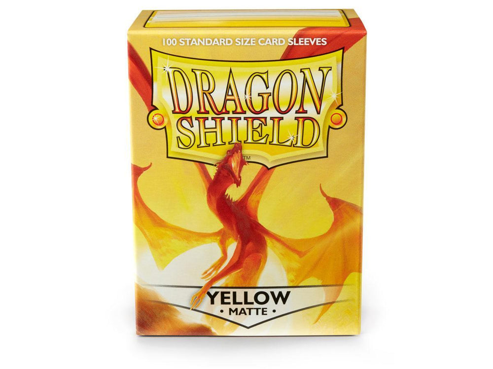 Dragon Shield Matte Sleeve - Yellow  100ct