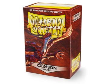 Dragon Shield Matte Sleeve - Crimson  100ct