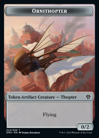Ornithopter Token [Dominaria United Tokens]