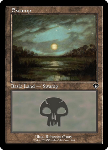 Swamp (444) (Retro) [Commander Masters]