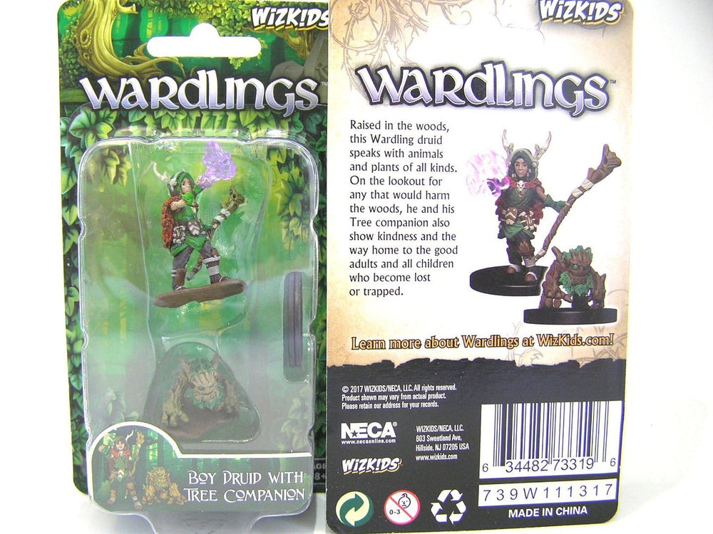 Wardling Painted Miniatures : Boy Druid & Tree Creature