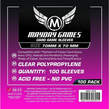 Mayday Games - Card Sleeves 100 (70 x 70mm)