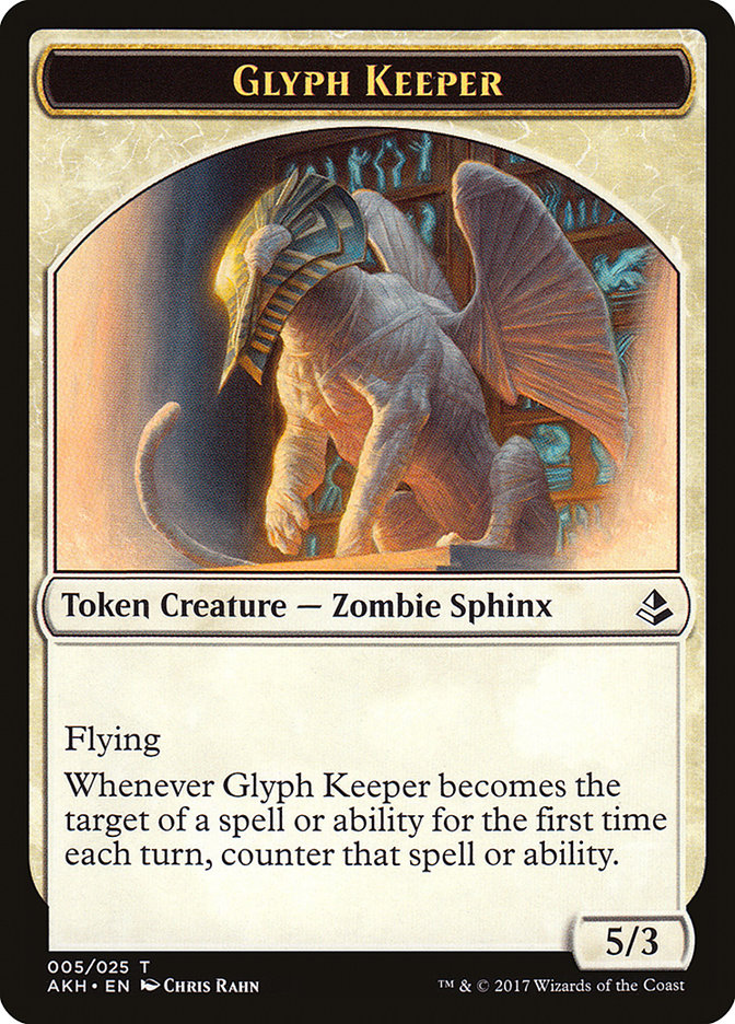 Glyph Keeper 2x FOIL AKH MTG Amonkhet Rare MINT blue