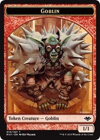 Goblin (010) // Elephant (012) Double-Sided Token [Modern Horizons Tokens]