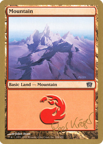 Mountain (pk344) (Peer Kroger) [World Championship Decks 2003]