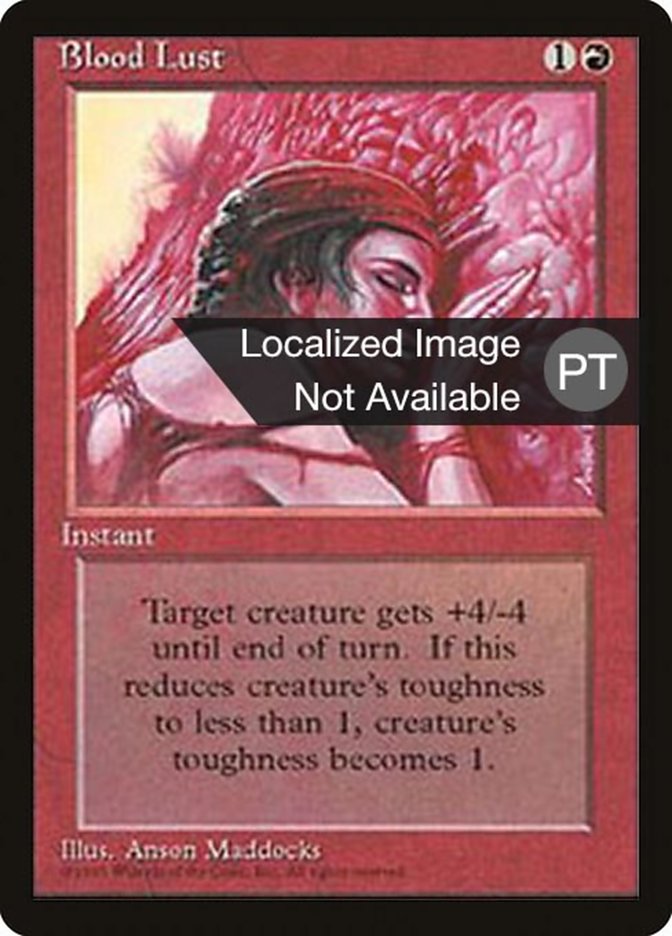 Blood Lust [Fourth Edition (Foreign Black Border)]