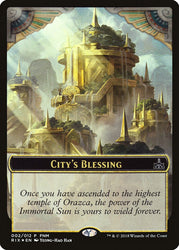City's Blessing // Elemental Double-Sided Token [Friday Night Magic 2018]
