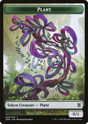 Drake // Plant Double-Sided Token [Zendikar Rising Tokens]