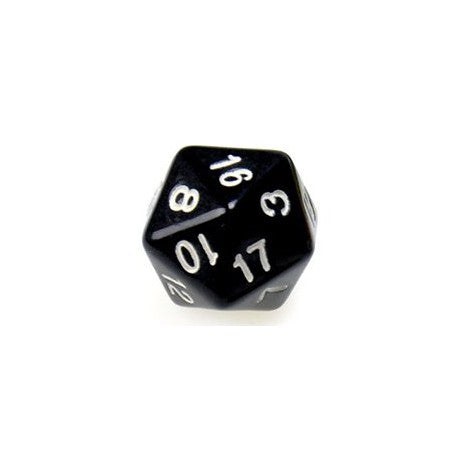 D20 Die standard size