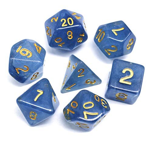 Dice Set - Jade Blue