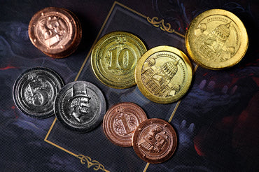 50 Metal Coin Board Game Upgrade Set
