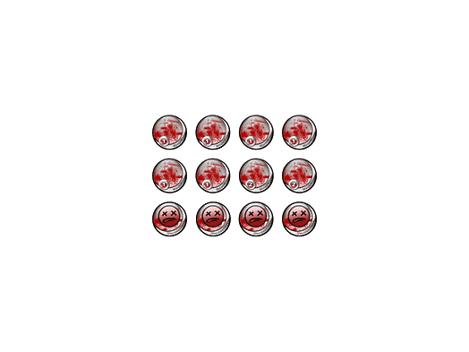 Infinity Tokens "Wounds" (12)
