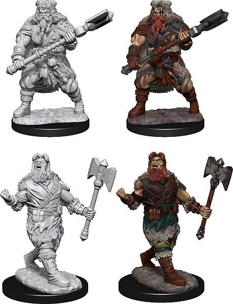 Human Barbarian Dungeons & Dragons Nolzur`s Marvelous Unpainted Miniatures