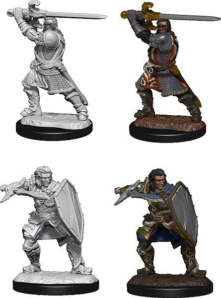 Human Paladin Dungeons & Dragons Nolzur`s Marvelous Unpainted Miniatures